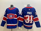 Canadiens 31 Carey Price Blue 2020-21 Reverse Retro Adidas Jersey,baseball caps,new era cap wholesale,wholesale hats